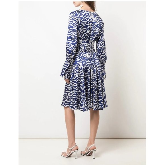 PRABAL GURUNG Charmeuse Animal-print Silk Dress - Picture 3 of 14